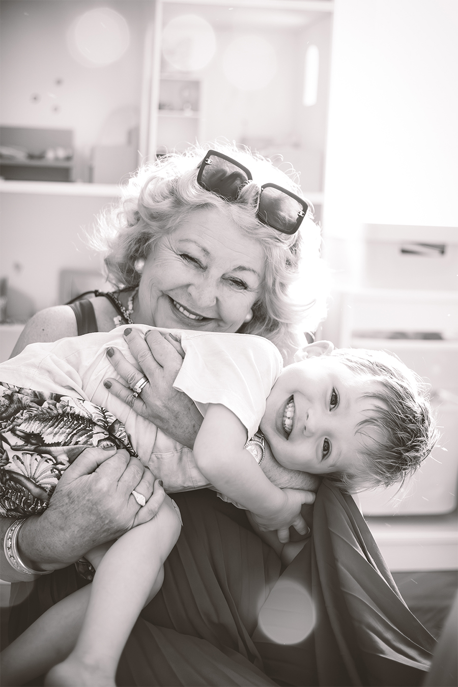 boy with granny